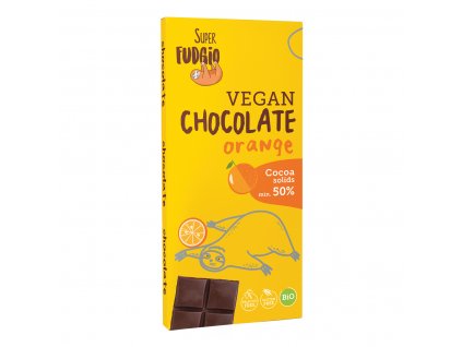 Super Fudgio Bio pomarančová čokoláda vegan 80g