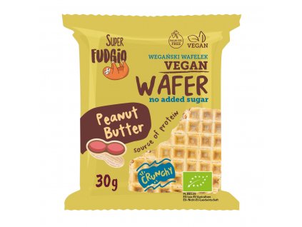 Super Fudgio Bio oblátka s arašidovým maslom bez pridaného cukru 30g