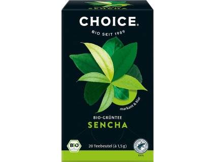 Bio zelený čaj Sencha CHOICE 20 x 1,5 g
