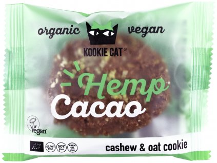 Kookie Cat sušienka konopné semienka a kakao bio 50g