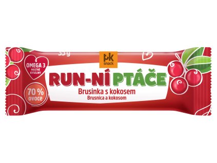 Tyčinka run-ní ptáče brusnica s kokosom 30 g