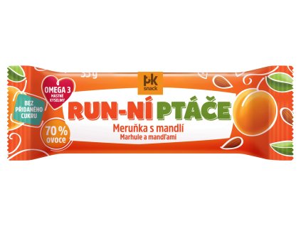 Tyčinka run-ní ptáče marhuľa s mandľami 30 g