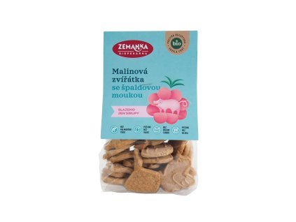 Zvieratká špaldové malinové 100 g BIO ZEMANKA