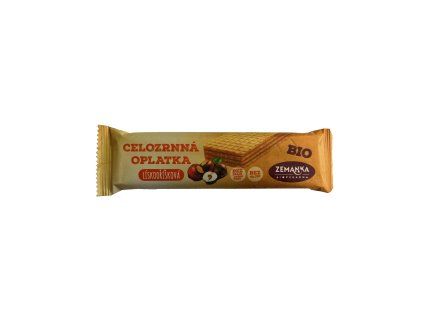 Oblátka celozrnná z jednozrnky lieskovooriešková 30 g BIO ZEMANKA
