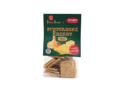 Krekry slané s mlátom z Plzeňského Prazdroja a syrom 100 g ZEMANKA