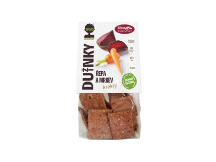 Krekry slané s dužinou z červenej repy a mrkvy 100 g ZEMANKA