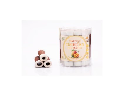 Trubičky ovocné polomáčané mango 220 g BIOPRODUKT JT