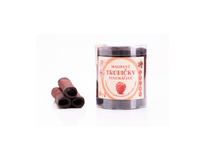Trubičky ovocné polomáčané malina 220 g BIOPRODUKT JT