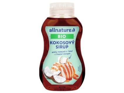 allnature kokosovy sirup bio 250 ml
