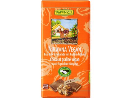 Bio Nirwana Vegan čokoláda s náplňou RAPUNZEL 100g