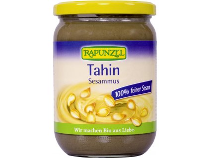 TAHINI 100% sezamová pasta bez soli 500g RAPUNZEL