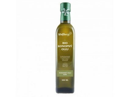 Konopný olej panenský raw 500 ml