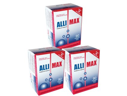 balicek 3x allimax sila cesnaku 90 kapsul biolinka