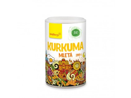 kurkuma mleta bio 200 g wolfberry