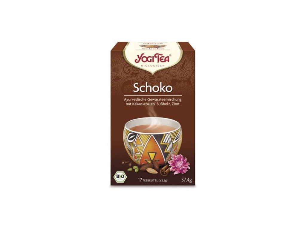 6 x Yogi Bio Čokoládový čaj 17 pytlíků