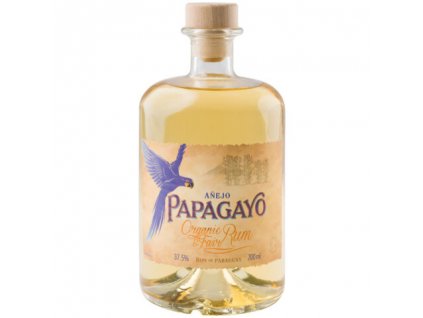 PAPAGAYO Bio Anejo Golden Rum 375% vol 0,7 l