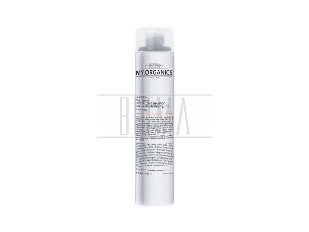 THE ORGANIC REVITALIZING SHAMPOO NEEM AND PEPPERMINT 250ML - BIOMA THE ORGANIC REVITALIZING SHAMPOO NEEM AND PEPPERMINT 250ML - BIOMA