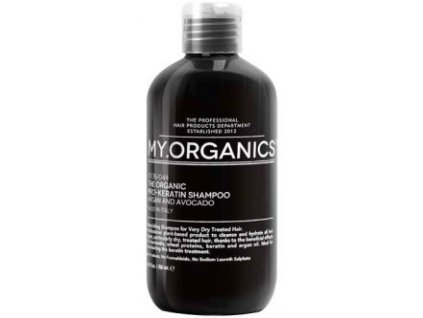 my organics the organic pro keratin shampoo argan and avocado 250ml