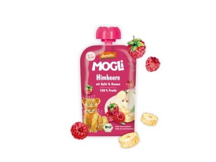 MOGLi Bio Quetschie Himbeere Demeter
