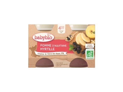 BABYBIO JABLKO ČUČORIEDKY 2x130 g