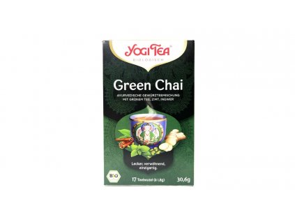 YOGI Green Chai, korenistý čaj porciovaný