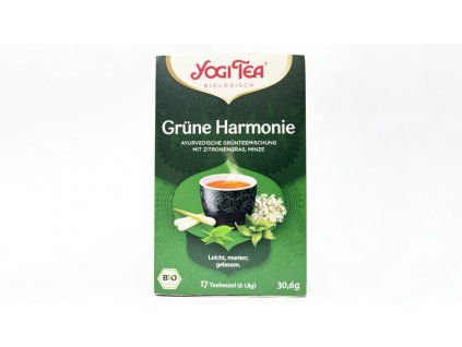 Yogi Zelená harmónia (Grune Harmonie), Zelený čaj porciovaný