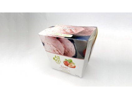 Vegan paleo zmrzlina- jahoda, 380g