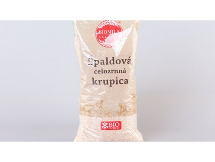Špaldová celozrnná krupica