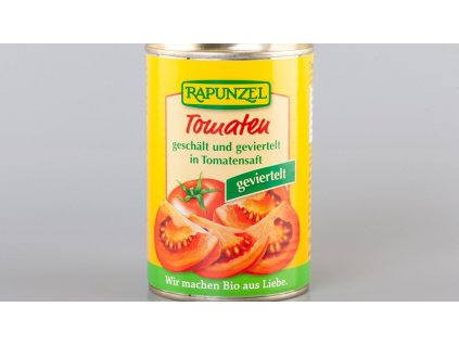 BIO rajčiny lúpané a krájané RAPUNZEL