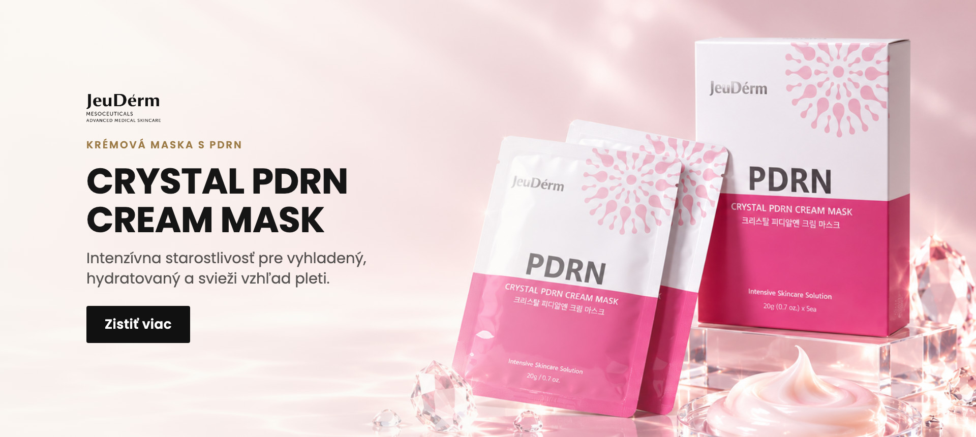 JeuDerm Crystal PDRN Cream Mask – krémová maska