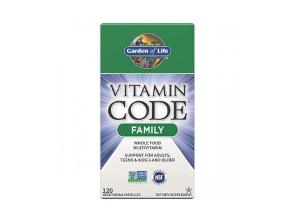 Vitamin Code RAW Family Multivitamin 120 kaps. 500x600