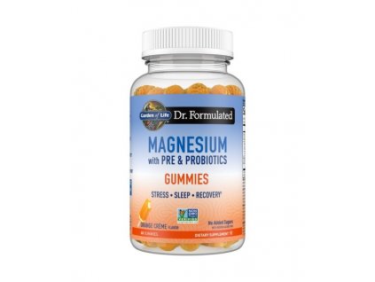 dr. for. magnesium probiotics orange creme 60 gummy 500x600