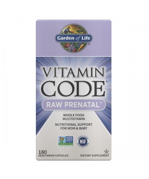 GARDEN OF LIFE VITAMÍN PRENATAL 180 KAPSLÍ