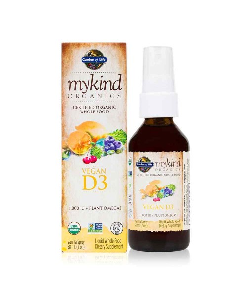 Garden of Life Vitamín D3 organics sprej - 58 ml