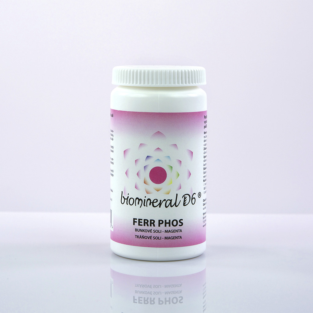 Biomineral D6® Ferrum Phosphoricum – MAGENTA (číslo 3)