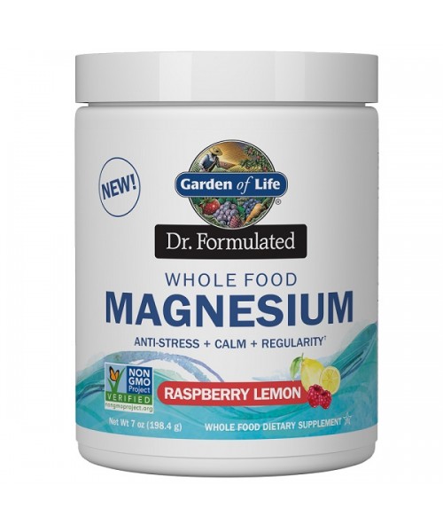 Garden of life Magnesium Dr. Formulated - Hořčík - malina - citron 198,4g