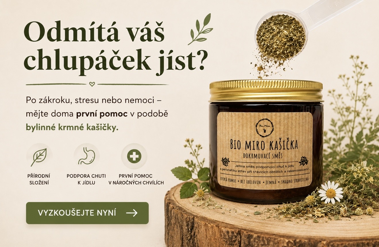 Dokrmovací bylinná kašička Bio Miro