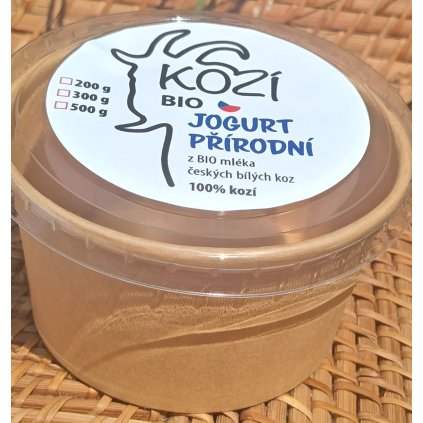 Jogurt přírodní z kozího  z BIO mléka