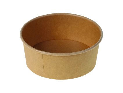 Miska papírová na salát 750 ml, ⌀150 mm hnědý kraft