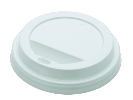 Víčko vypouklé bílé, ⌀62 mm