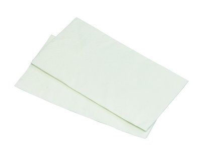 Ubrousky 2-vrstvé, 33x33 cm, 1/8 sklad, bílé