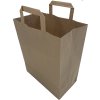 Papiertragetasche 26+14x31 braun