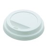 Víčko vypouklé bílé, ⌀80 mm