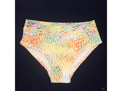 Kalhotky z biobavlny s volným lemem – vzorované, jemné a přirozené