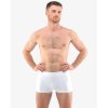 Bambusové boxerky bezešvé s kratší nohavičkou bílá 2