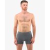 Bambusové boxerky bezešvé s delší nohavičkou šedá 2