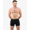 Bambusové boxerky bezešvé s delší nohavičkou černá 2