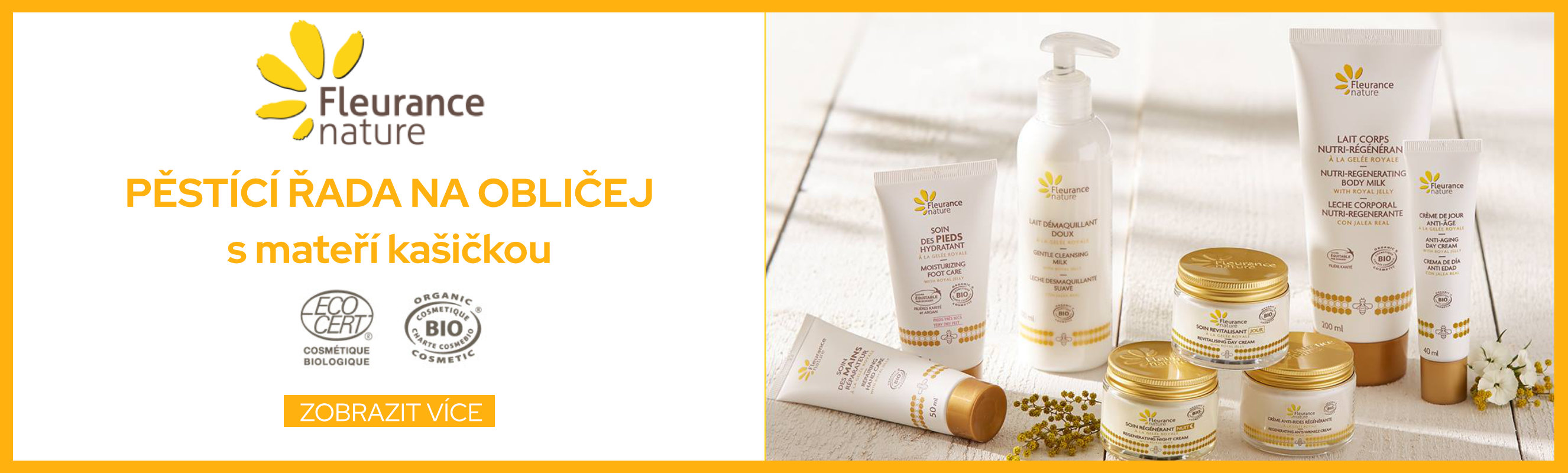 Řada s mateří kašičkou