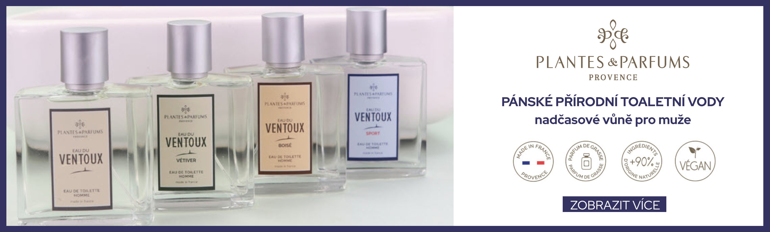 Plantes et Parfums Ventoux EDT pánská řada