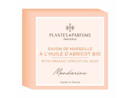 Plantes et Parfums marseillske tuhe mydlo Mandarine Mandarinka 100g